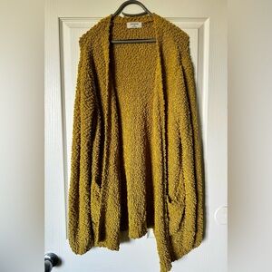 Zenana Outfitters Chartreuse Cardigan
